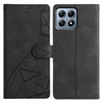 For Xiaomi 15T Case Wallet Stand Imprinted Triangle Pattern Leather Phone Flip Cover