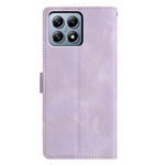 For Xiaomi 15T Pro Case Wallet Stand Imprinted Triangle Pattern Leather Phone Flip Cover