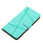 For Xiaomi 15T Pro Wallet Case Line Imprint Skin-Touch Leather Flip Phone Cover