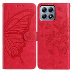 For Xiaomi 15T Pro Case Butterfly Imprint Wallet Stand PU Leather Flip Phone Cover with Strap