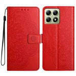 For Xiaomi 15T Leather Case with Card Slots Mandala Pattern Phone Cover Stand