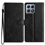 For Xiaomi 15T Wallet Phone Case Butterfly Floral Imprint Leather Flip Cover with Strap