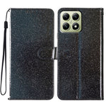 For Xiaomi 15T Pro Wallet Case Glitter Anti-Scratch Leather Stand Phone Cover with Strap