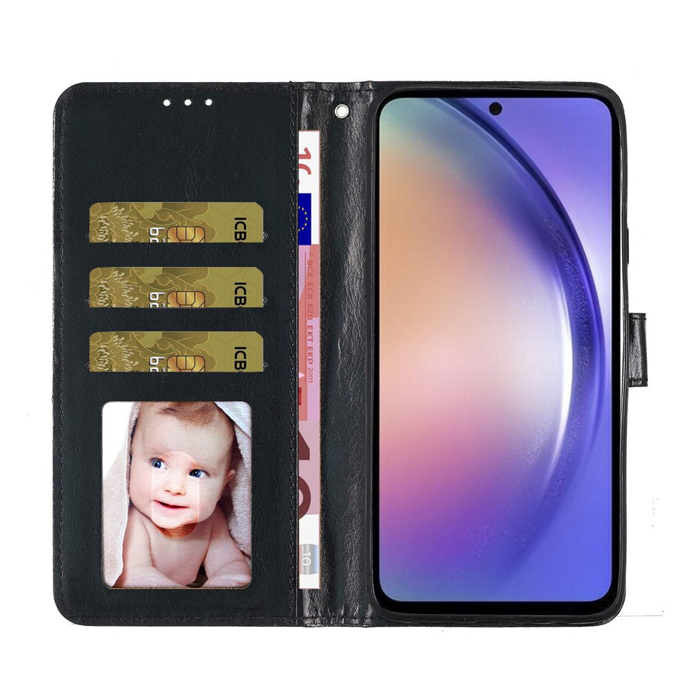 For Xiaomi 15T Pro Wallet Case Glitter Anti-Scratch Leather Stand Phone Cover with Strap
