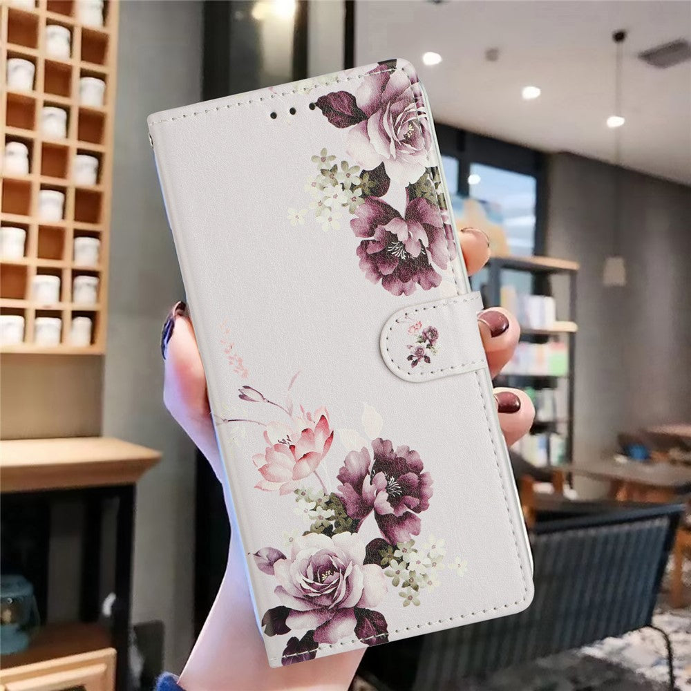 For Xiaomi 15T Case Pattern Printing Wallet Stand Flip Leather Phone Cover with Strap