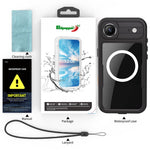 REDPEPPER For iPhone Air IP68 Waterproof Case Clear Back Phone Cover Compatible with MagSafe