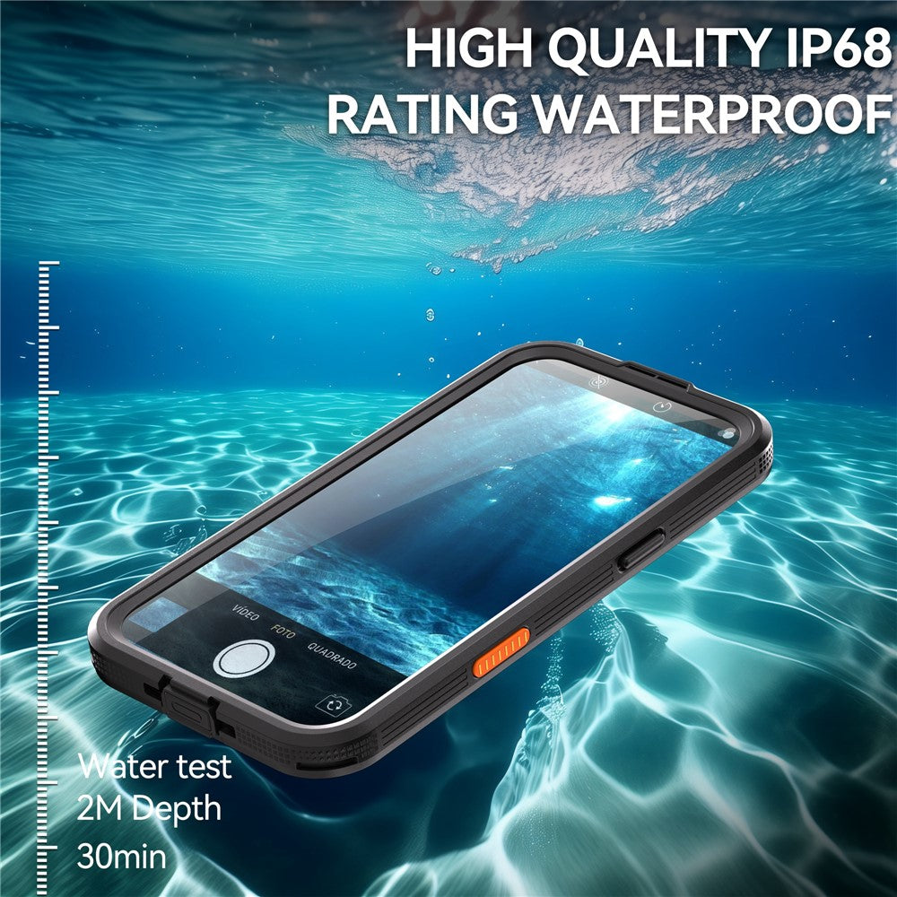 REDPEPPER For iPhone Air IP68 Waterproof Case Clear Back Phone Cover Compatible with MagSafe