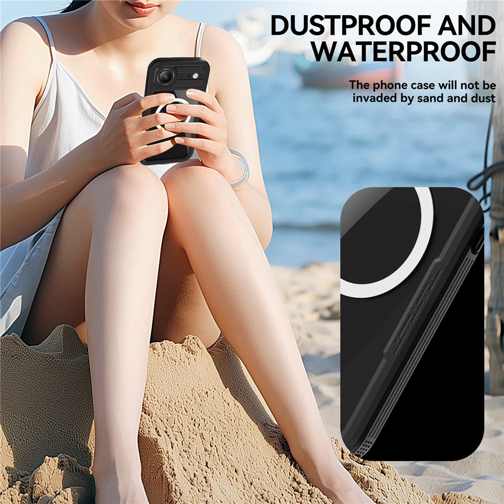REDPEPPER For iPhone Air IP68 Waterproof Case Clear Back Phone Cover Compatible with MagSafe