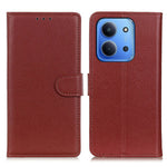 For Xiaomi Redmi 15C 5G (EU) (173mm) / 15C 4G (EU) (173mm) Wallet Case PU Leather Phone Cover Litchi Texture