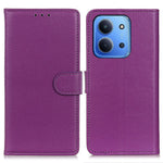 For Xiaomi Redmi 15C 5G (EU) (173mm) / 15C 4G (EU) (173mm) Wallet Case PU Leather Phone Cover Litchi Texture
