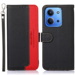 KHAZNEH For Xiaomi Redmi 15C 4G (Global) (171mm) / Poco C85 4G (171mm) Case RFID Blocking Wallet PU Leather Phone Cover with Strap