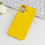 Til iPhone 17 Etui Bionedbrydeligt Hvedestrå + TPU Mat Telefoncover