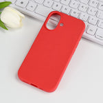 Til iPhone 17 Etui Bionedbrydeligt Hvedestrå + TPU Mat Telefoncover
