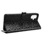 For Samsung Galaxy A08 5G / A08 4G / A07 5G / A07 4G Wallet Case Dot Pattern Imprint PU Leather Phone Cover with Wrist Strap