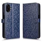 For Samsung Galaxy A08 5G / A08 4G / A07 5G / A07 4G Wallet Case Dot Pattern Imprint PU Leather Phone Cover with Wrist Strap