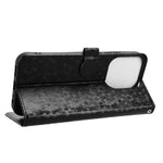 For Xiaomi Redmi 15C 4G (Global) (171mm) / Poco C85 4G (171mm) Wallet Case Dot Pattern Imprint PU Leather Phone Cover with Wrist Strap