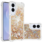 For Samsung Galaxy S25 Edge TPU Case Glitter Quicksand Shockproof Phone Back Cover