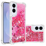 For Samsung Galaxy S25 Edge TPU Case Glitter Quicksand Shockproof Phone Back Cover