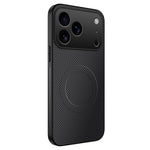 WANLONFENG For iPhone 17 Pro Max Case Compatible with MagSafe  TQ Series Carbon Fiber Texture PC TPU Phone Cover