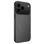 WANLONFENG For iPhone 17 Pro Max Case Compatible with MagSafe  TQ Series Carbon Fiber Texture PC TPU Phone Cover