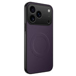 WANLONFENG For iPhone 17 Pro Max Case Compatible with MagSafe  TQ Series Carbon Fiber Texture PC TPU Phone Cover