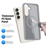 DUX DUCIS Til Samsung Galaxy S25 FE Cover Yind Series PC+TPU Telefoncover Magnetisk Cover