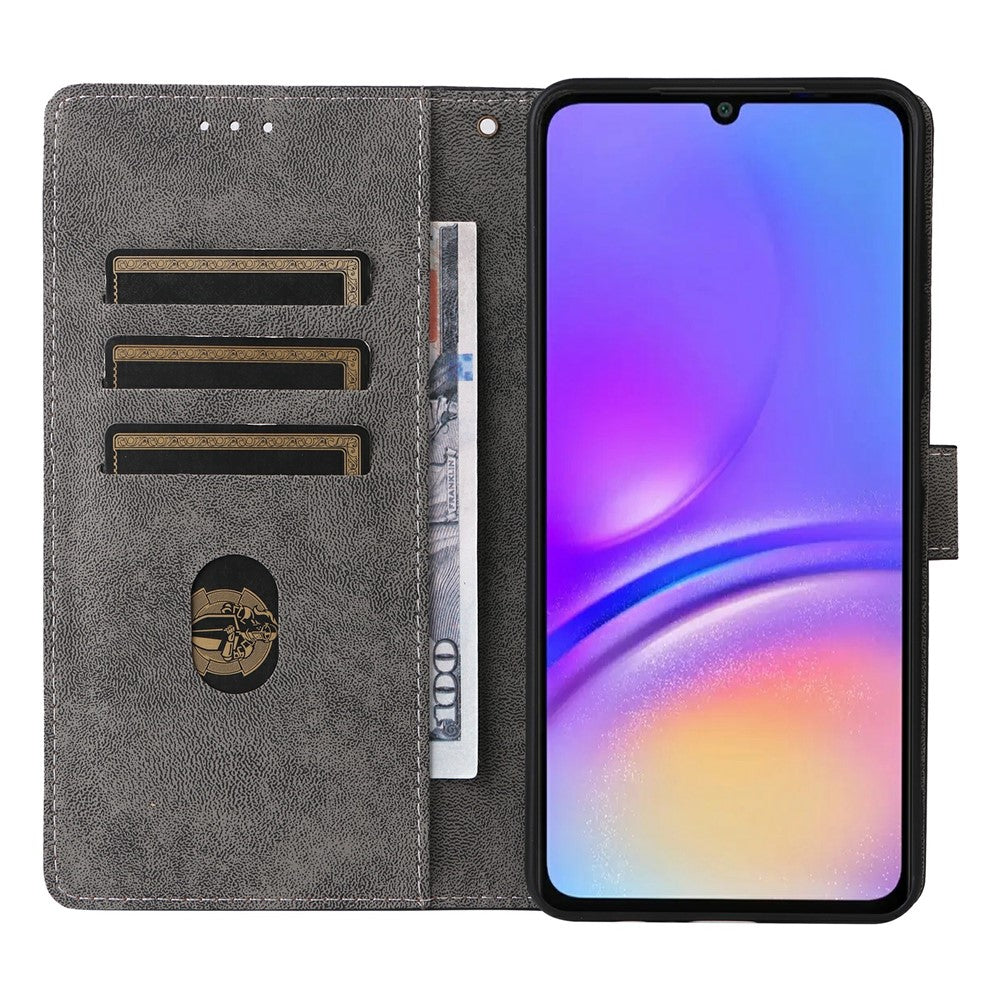 Samsung Galaxy A08 5G / A08 4G / A07 4G / A07s 4G-skal Plånboksfodral RFID-blockerande PU-lädermobilfodral med stativ och rem