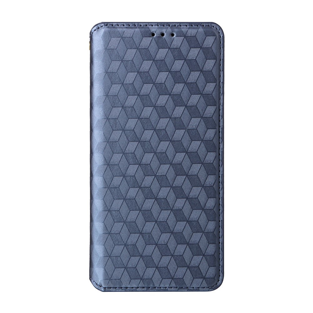 Læderetui med rombemønster og pung til Samsung Galaxy A08 5G / A08 4G / A07 4G / A07s 4G