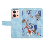 PU-læderetui til Xiaomi Redmi 15C 4G (Global) (171mm) / Poco C85 4G (171mm) med blomstermønster og kortpladser