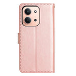 Xiaomi Redmi 15C 4G (Global) (171mm) / Poco C85 4G (171mm) Läderfodral med fjärilsblommatryck och rem