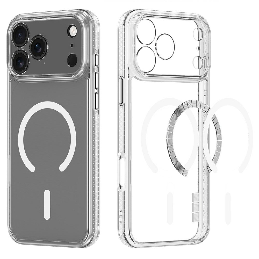 DUX DUCIS Clin Series til iPhone 17 Pro cover PC + TPU klart magnetisk telefoncover kompatibelt med MagSafe