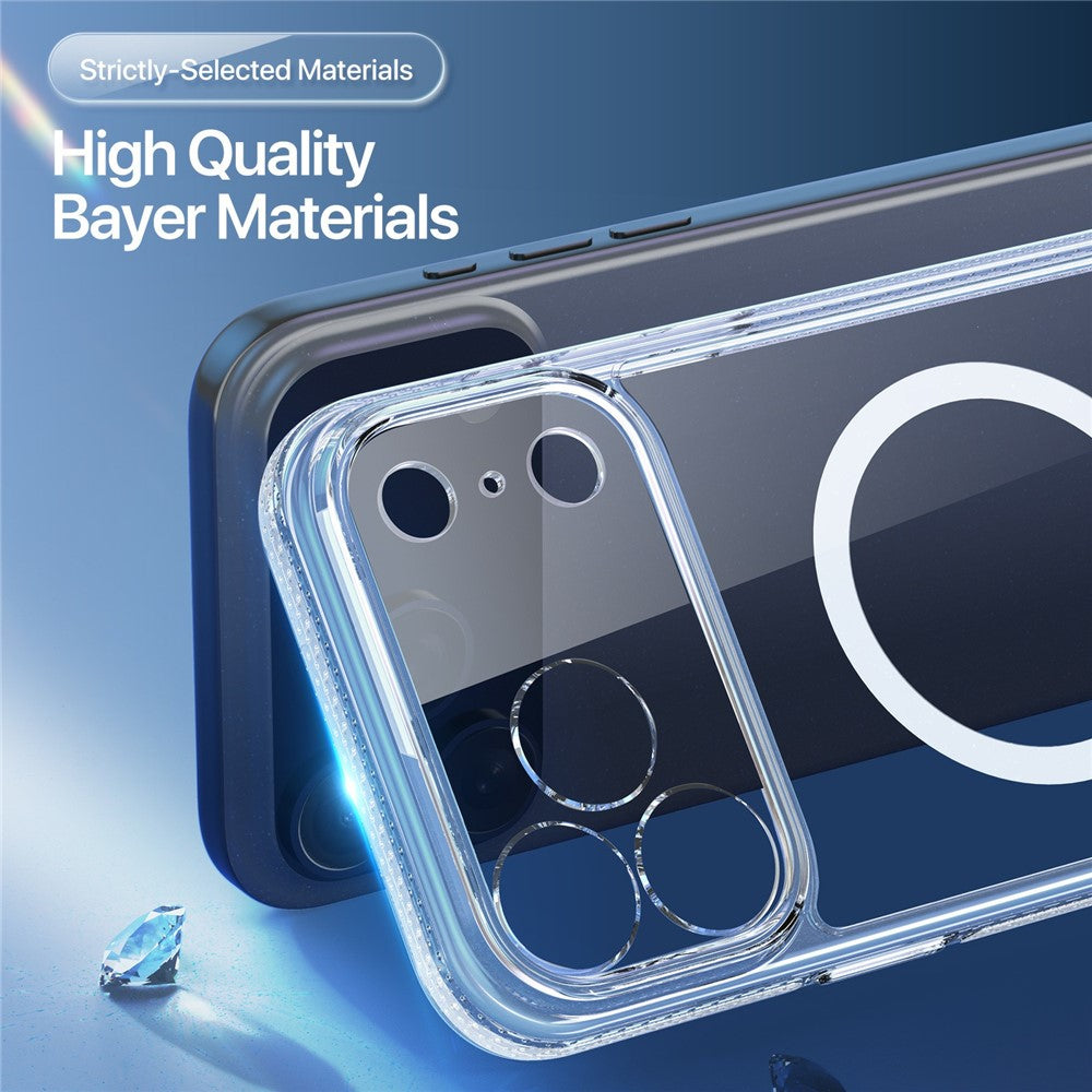 DUX DUCIS Clin Series til iPhone 17 Pro Max Cover PC + TPU Gennemsigtigt Magnetisk Telefoncover Kompatibelt med MagSafe