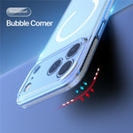 DUX DUCIS Clin Series til iPhone 17 Pro Max Cover PC + TPU Gennemsigtigt Magnetisk Telefoncover Kompatibelt med MagSafe
