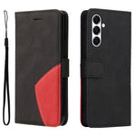 For Samsung Galaxy A18 5G / A17 5G / A26 5G / A16 5G  / A16 4G  Leather Phone Case Stand Wallet with Bi-colour Splicing Design