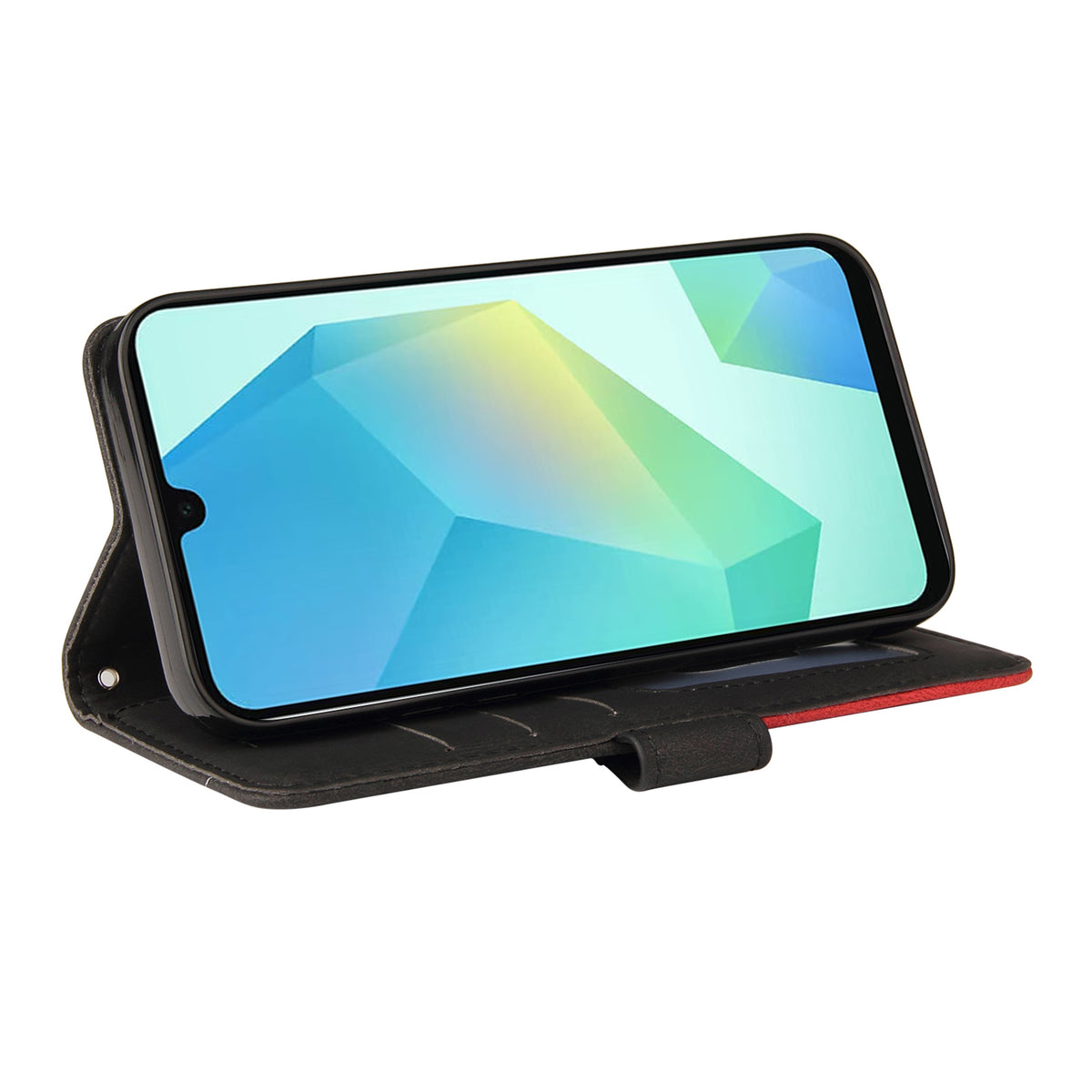 For Samsung Galaxy A18 5G / A17 5G / A26 5G / A16 5G  / A16 4G  Leather Phone Case Stand Wallet with Bi-colour Splicing Design