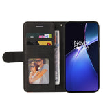 Til Oppo K12x 5G (Kina) / OnePlus Nord CE4 Lite 5G Læder Telefonetui Standerpung med To-farvet Sammenflettet Design