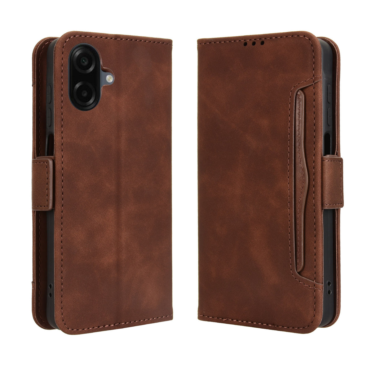 Til Samsung Galaxy A08 5G / A08 4G / A07 4G Læder Cover Telefon Pung Etui med Flere Kortlommer