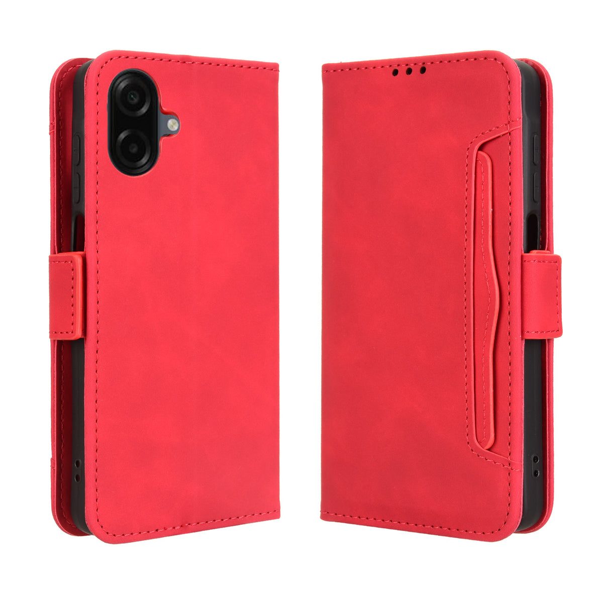 Til Samsung Galaxy A08 5G / A08 4G / A07 4G Læder Cover Telefon Pung Etui med Flere Kortlommer