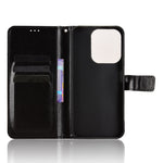 For Xiaomi Redmi 15C 4G (Global) (171mm) / Poco C85 4G (171mm) PU Leather Case with Strap Crazy Horse Texture Phone Wallet Cover