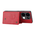 For Xiaomi Redmi Note 13 Pro 4G / Poco M6 Pro 4G Case with Card Slots Kickstand Leather + TPU Phone Cover