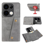 For Xiaomi Redmi Note 13 Pro 4G / Poco M6 Pro 4G Case with Card Slots Kickstand Leather + TPU Phone Cover