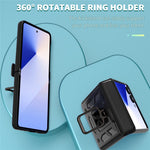 For Samsung Galaxy Z Flip7 5G Case PC + TPU Shockproof Phone Back Cover with Kickstand