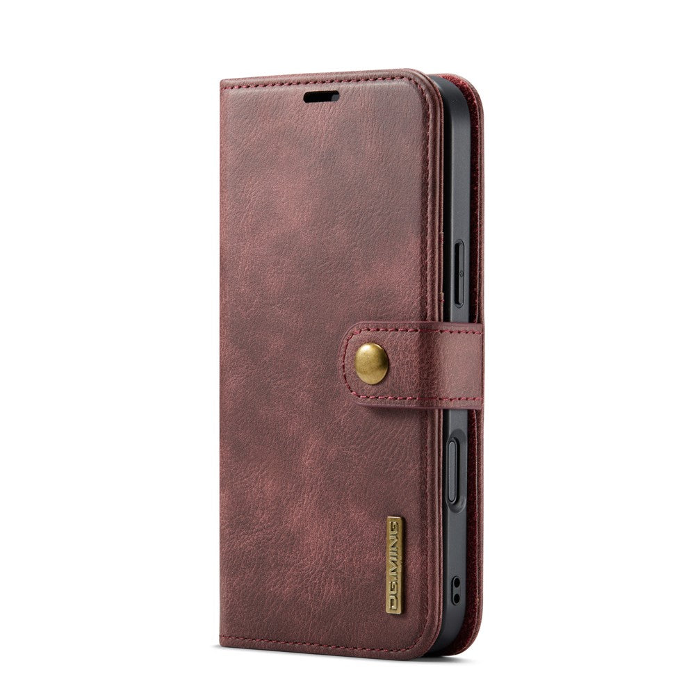 DG.MING for iPhone 18 Pro Max / 17 Pro Max Case Detachable Split Leather Phone Cover