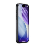 DG.MING For iPhone 18 Pro / 17 Pro Case PU Leather Covered PC + TPU Hybrid Phone Shell