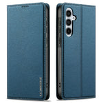 LC.IMEEKE L1 Series for Samsung Galaxy S25 FE Case PU Leather Wallet Stand Protective Phone Cover
