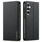 LC.IMEEKE L1 Series for Samsung Galaxy S25 FE Case PU Leather Wallet Stand Protective Phone Cover