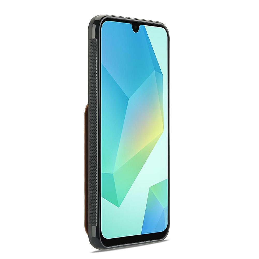 LC.IMEEKE L3 För Samsung Galaxy S25 FE Magnetiskt Skal Avtagbart Korthållare Läder TPU Mobilskal