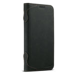 SUTENI J07 til iPhone 17-cover kompatibelt med MagSafe Litchi-tekstur læderpung telefoncover