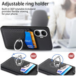 For Xiaomi Redmi Turbo 4 Pro 5G Case Card Slots Ring Holder Kickstand Phone Cover