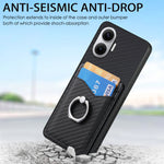 For Xiaomi Redmi Turbo 4 Pro 5G Case Card Slots Ring Holder Kickstand Phone Cover